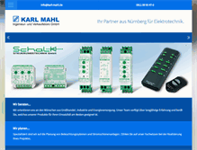 Tablet Screenshot of karl-mahl.de